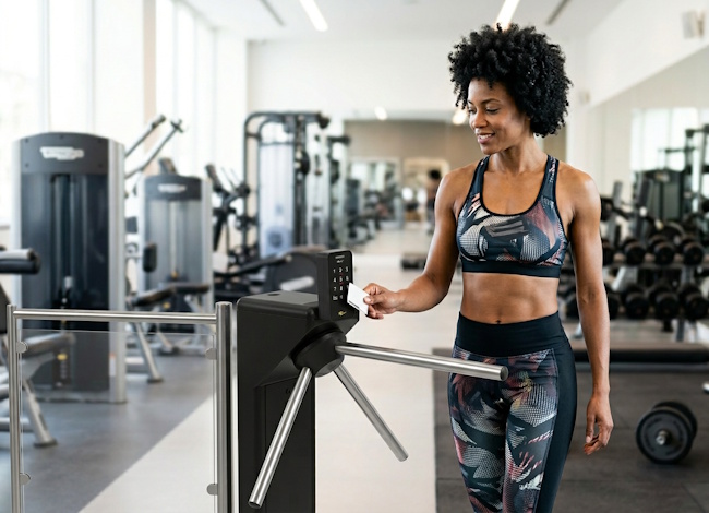 Catrax FIT+: Tornello a Tripode Professionale per Palestre, Piscine e Centri Wellness